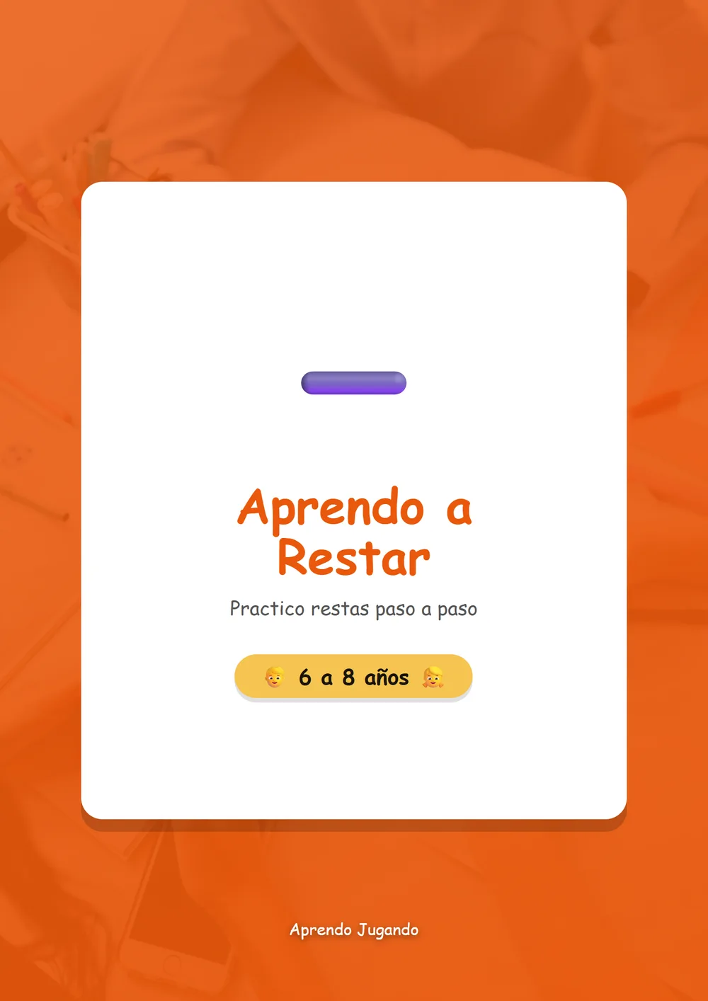 Aprendo a Restar