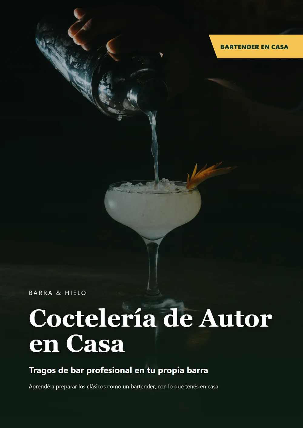 Coctelería de Autor en Casa