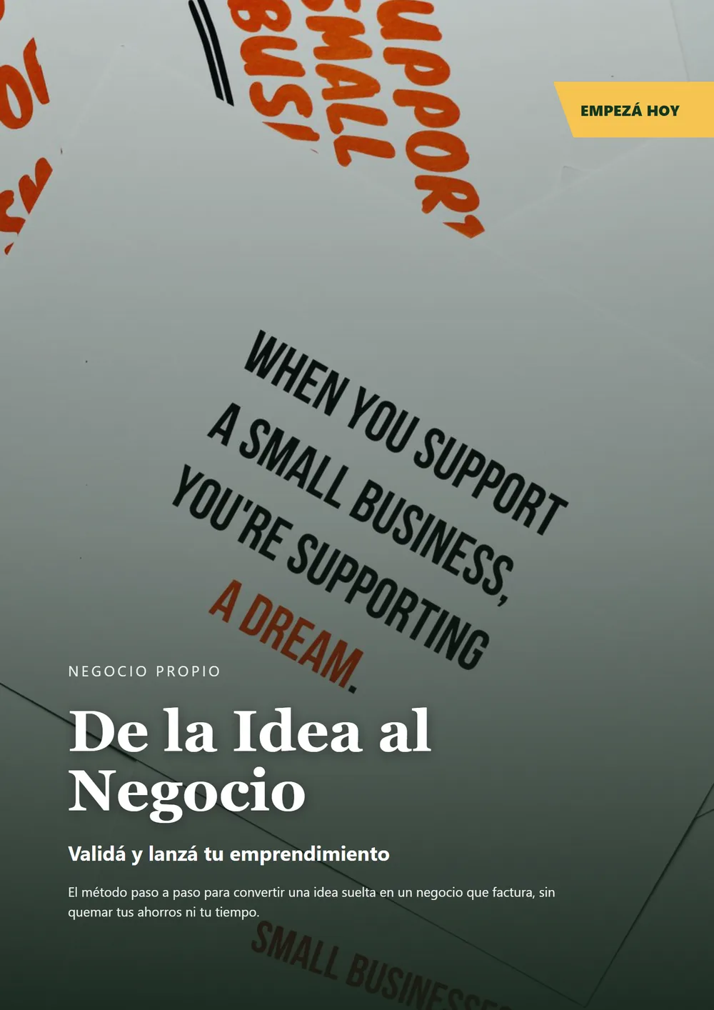 De la Idea al Negocio