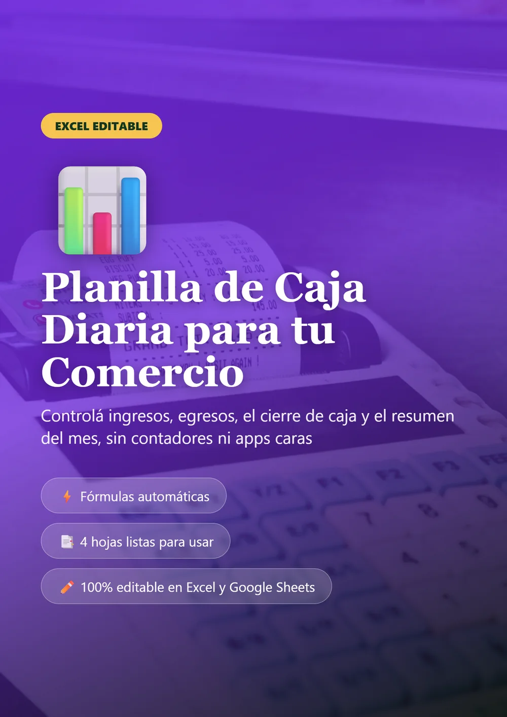 Planilla de Caja Diaria para tu Comercio