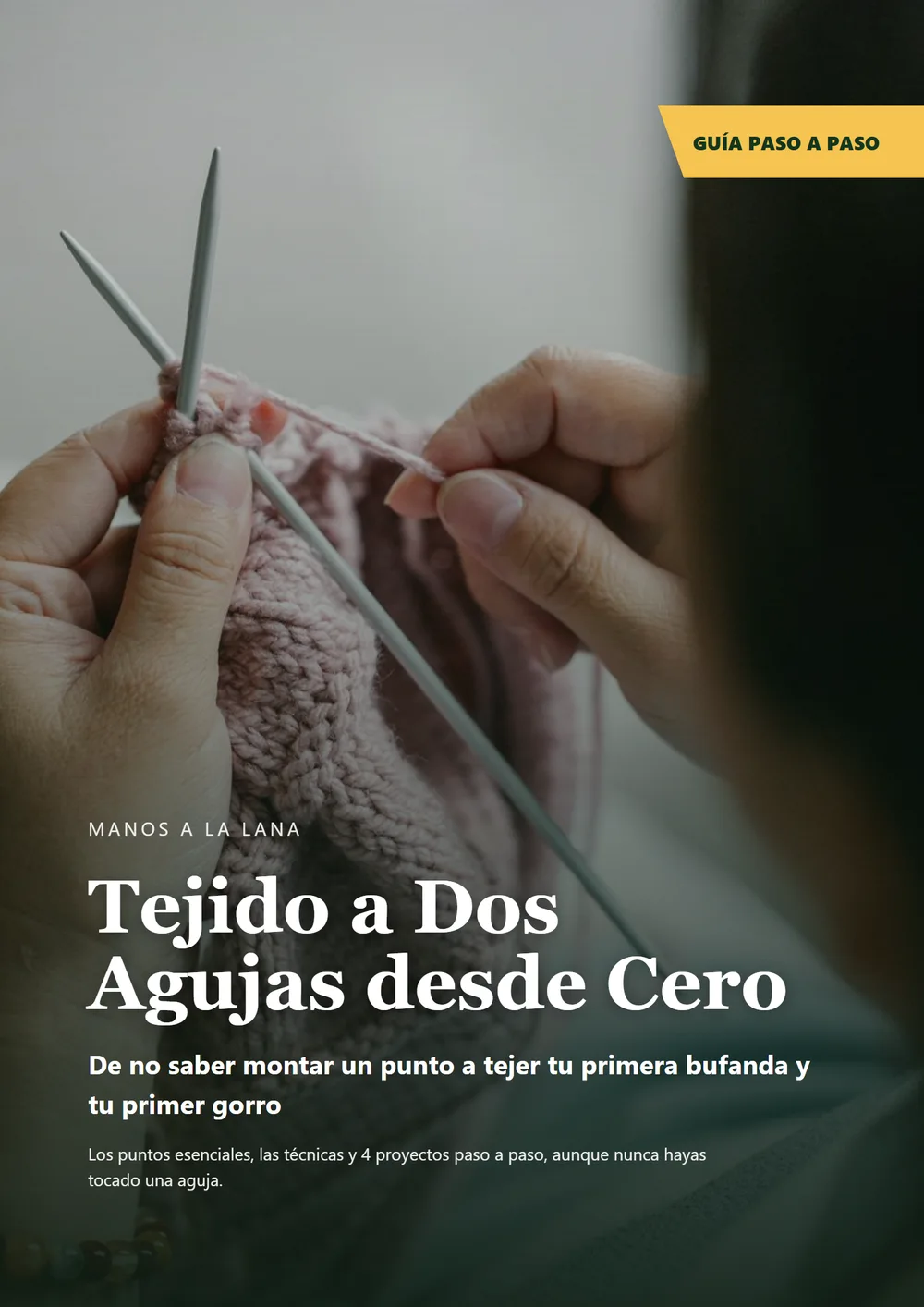 Tejido a Dos Agujas desde Cero