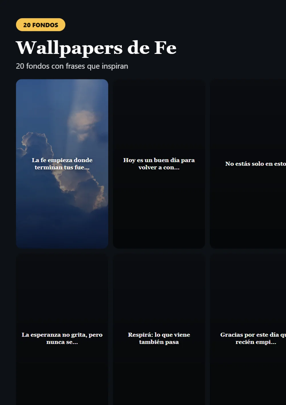 Wallpapers de Fe