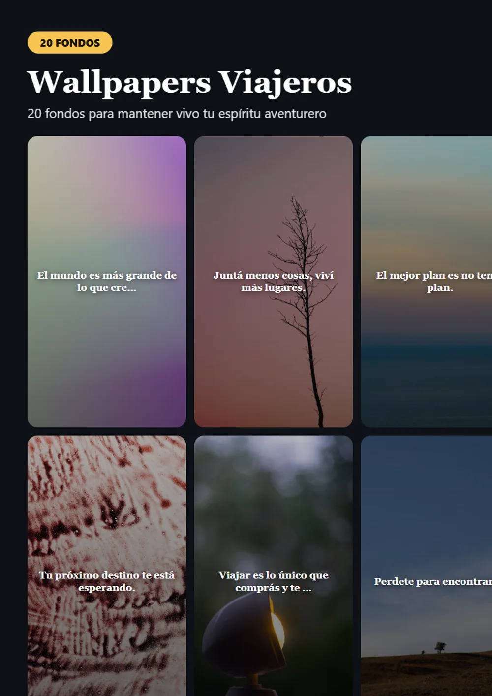 Wallpapers Viajeros